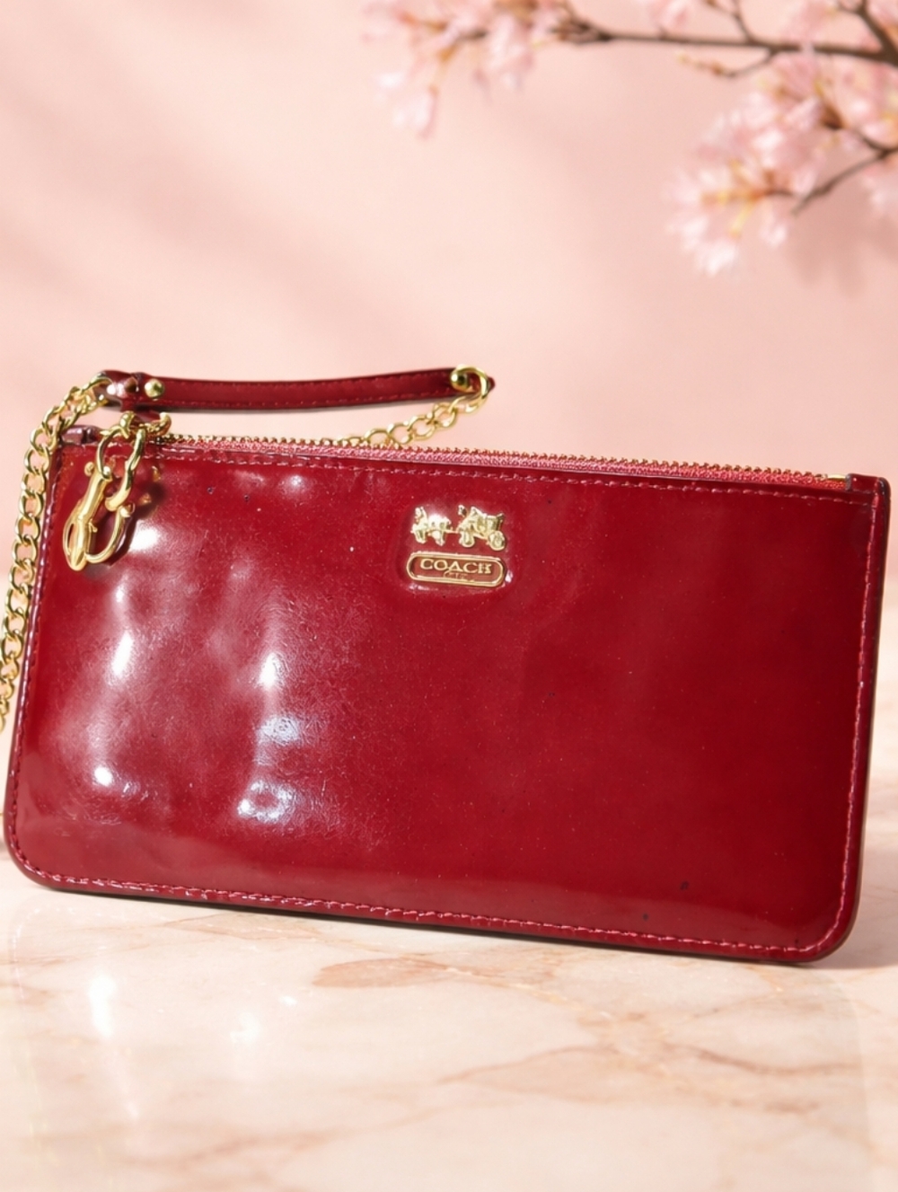 Vintage Coach Wristlet Bag